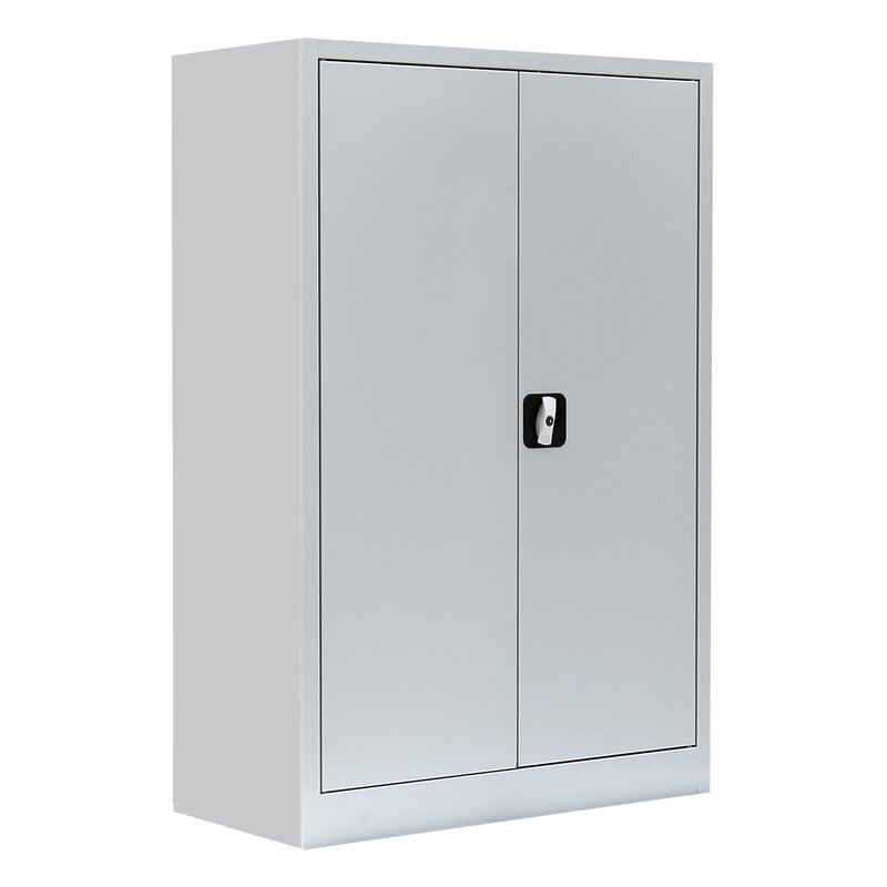 Büroschrank mit Flügeltüren - 2 Einlegeböden - 1200x925x422 mm (HxBxT)