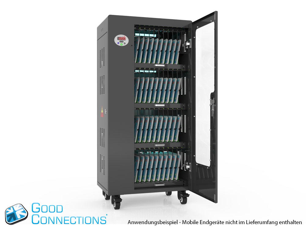 Tablet-Ladewagen für bis zu 40 Geräte - inkl. UV-C Desinfektion