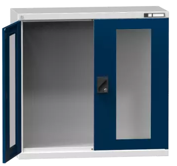 Flügeltürenschrank/ Werkzeugschrank SK2 - KORPUS mit Glastür - 1000x1044x405 mm (HxBxT)