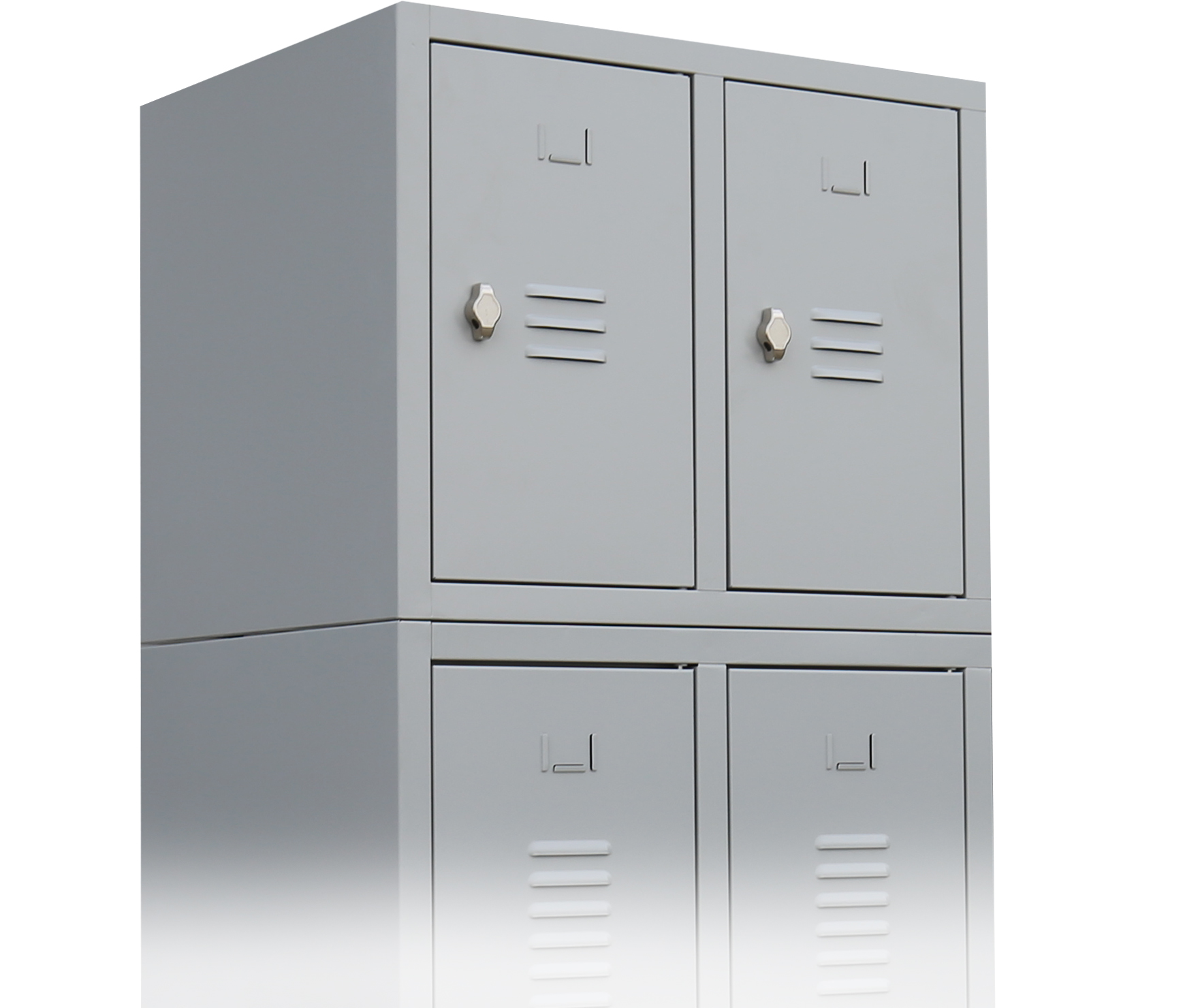 Aufsatzschrank - 2 Abteile - 500x500x500 mm (HxBxT)