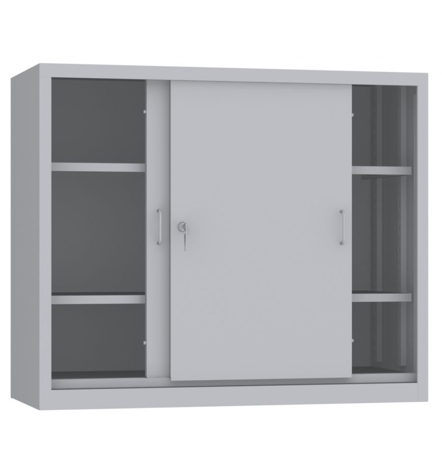 Schiebetürenschrank - 2 Einlegeböden - 1000x1200x500 mm  (HxBxT)