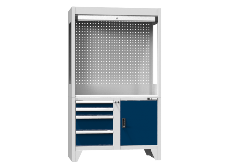 Prüfarbeitsplatz - 2030x1200x600 mm (HxBxT)