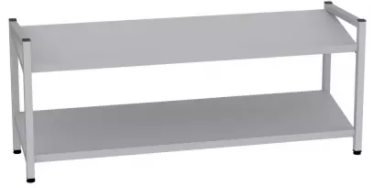 Schuhregal - 2 Böden - 490x1200x350 mm (HxBxT)