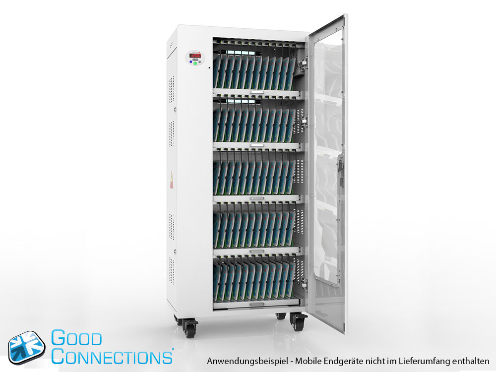 Tablet-Ladewagen für bis zu 60 Geräte - inkl. UV-C Desinfektion