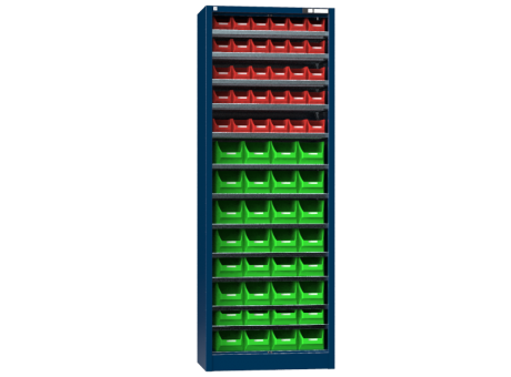 Schrank UK2 - mit Boxen  - ohne Tür - 1950x700x400 mm (HxBxT)
