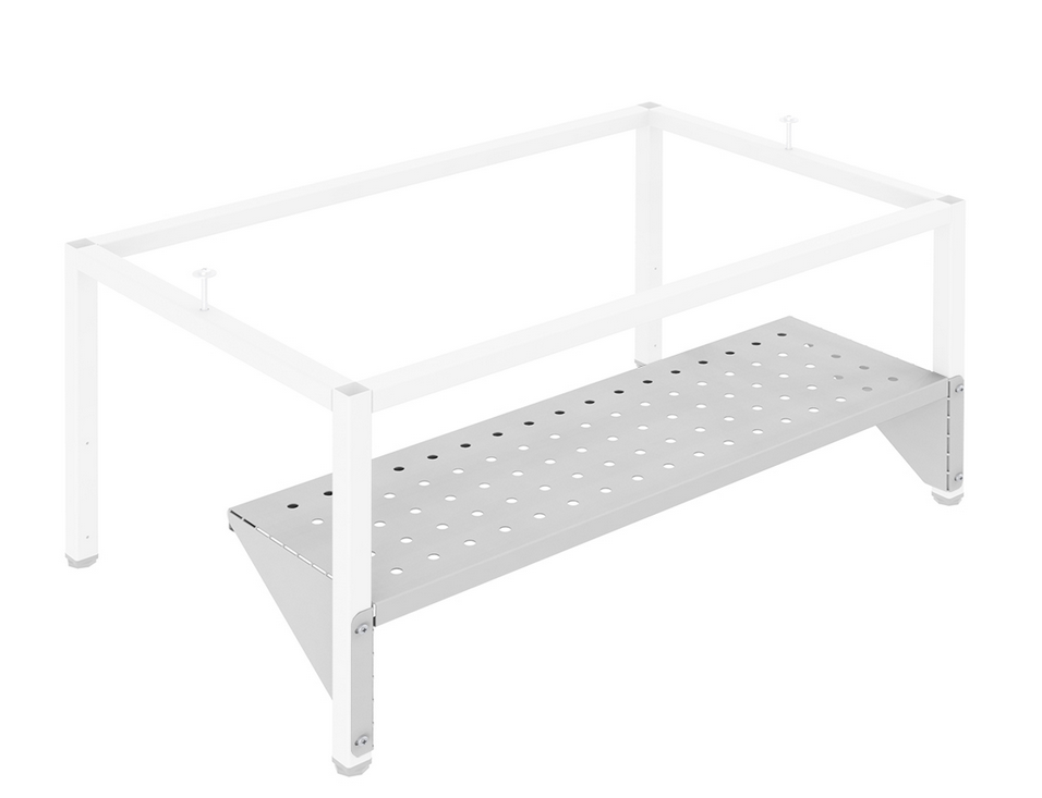 Schuhablage für Sitzbank / Untergestell - 1200 mm