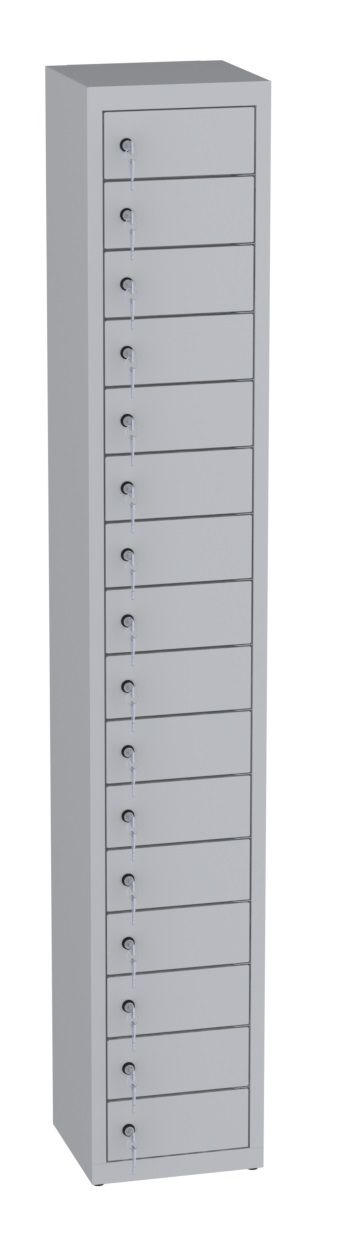 Wertfachschrank stehend - 1 Abteil - 16 Fächer - 1950x320x300 mm (HxBxT)