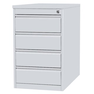 Standcontainer - Holzdekortop - 4 Schubladen - 750x460x790 mm (HxBxT)