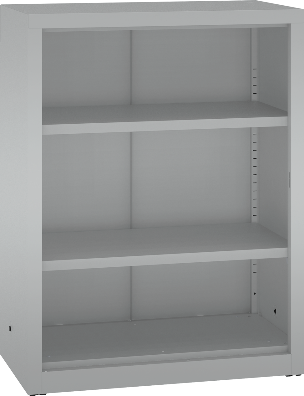 Aktenregal, Büroregal - 1200x800x383 mm (HxBxT) - lichtgrau