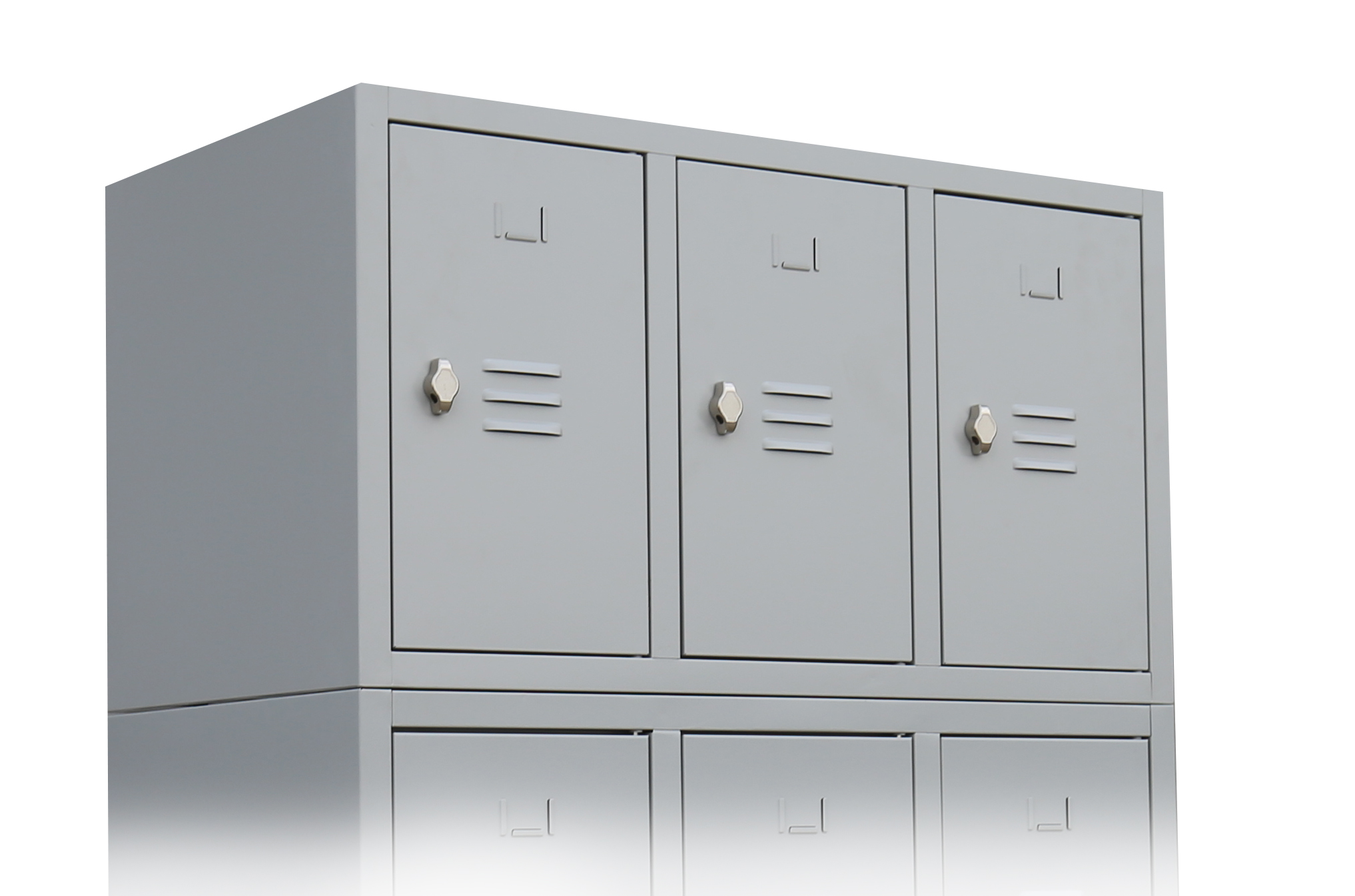 Aufsatzschrank - 3 Abteile - 500x1185x500 mm (HxBxT)