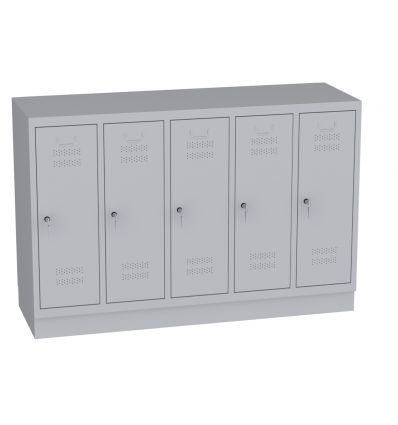 Spind - 5 Abteile - Kindergartenschrank - 978x1480x480 m (HxBxT)