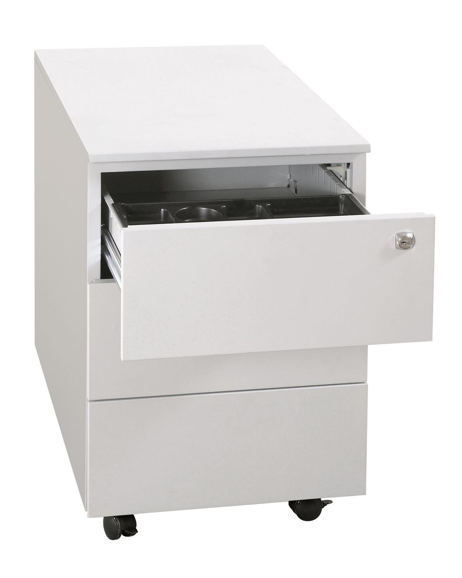 Rollcontainer -  Seitengriffleiste - 3 Schubladen - 620x400x590 mm (HxBxT)