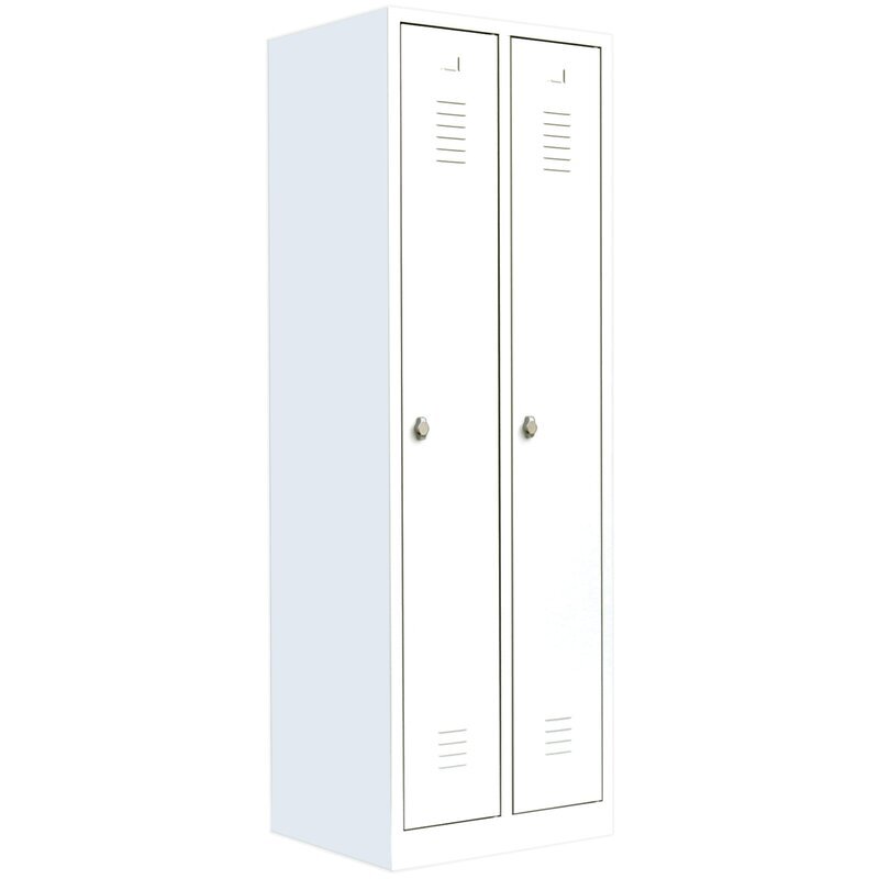 Spind - 2 Abteile - 1800x600x500 mm (HxBxT)