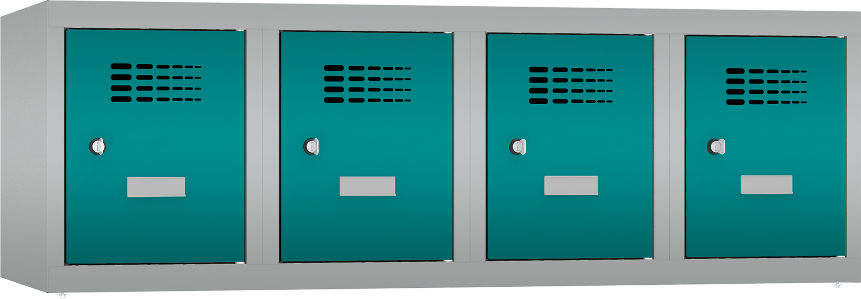 Aufsatz für Spind, Garderobe und Fächerschrank - 400x1200x500 mm