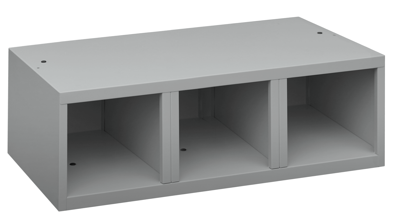 Offene Schuhfächer ohne Türen 3 Fächer  390 x 900 x 500 mm (HxBxT)