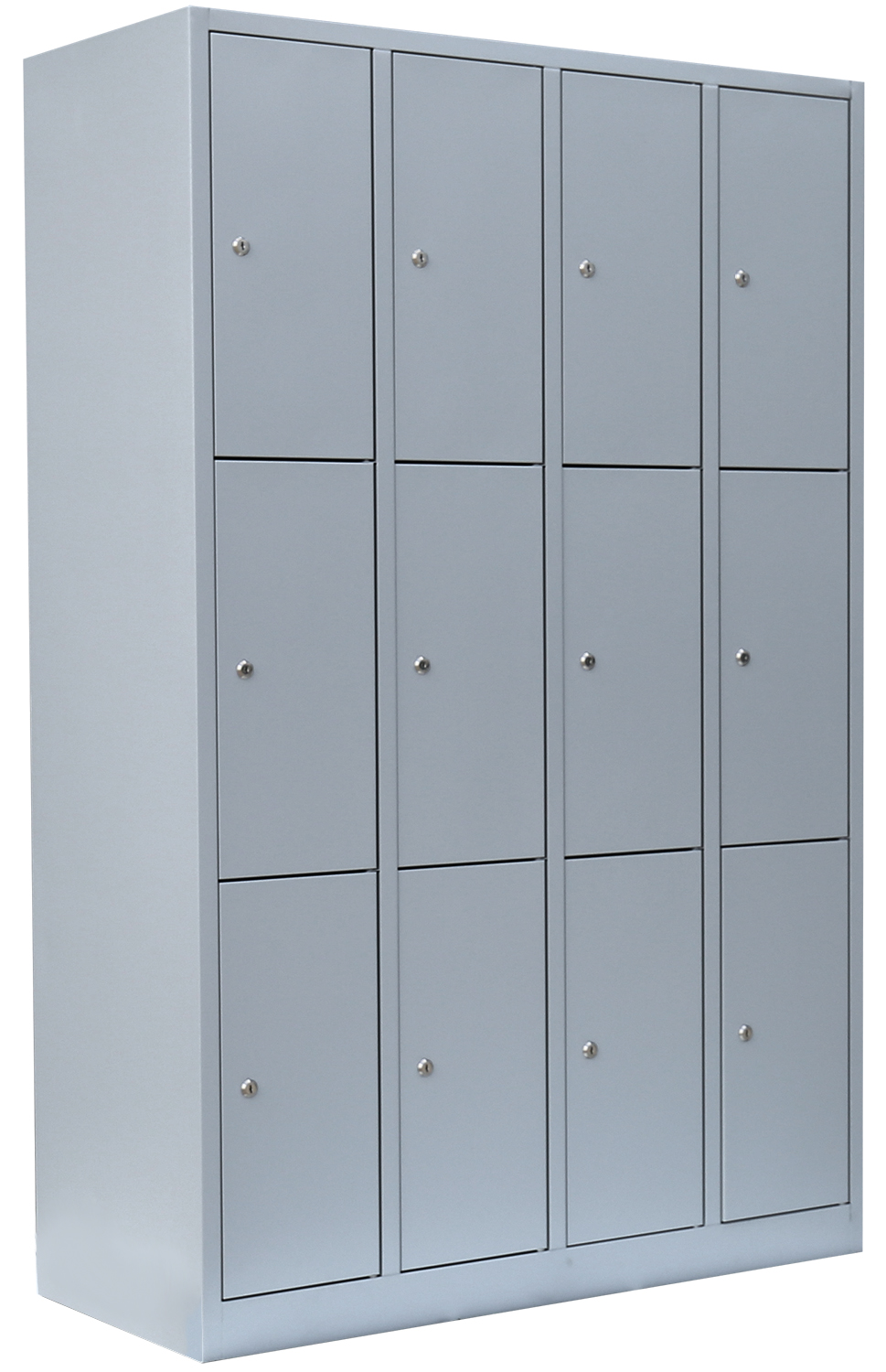 Schließfachschrank - 4 Abteile - 12 Fächer - 1800x1170x500 mm (HxBxT)