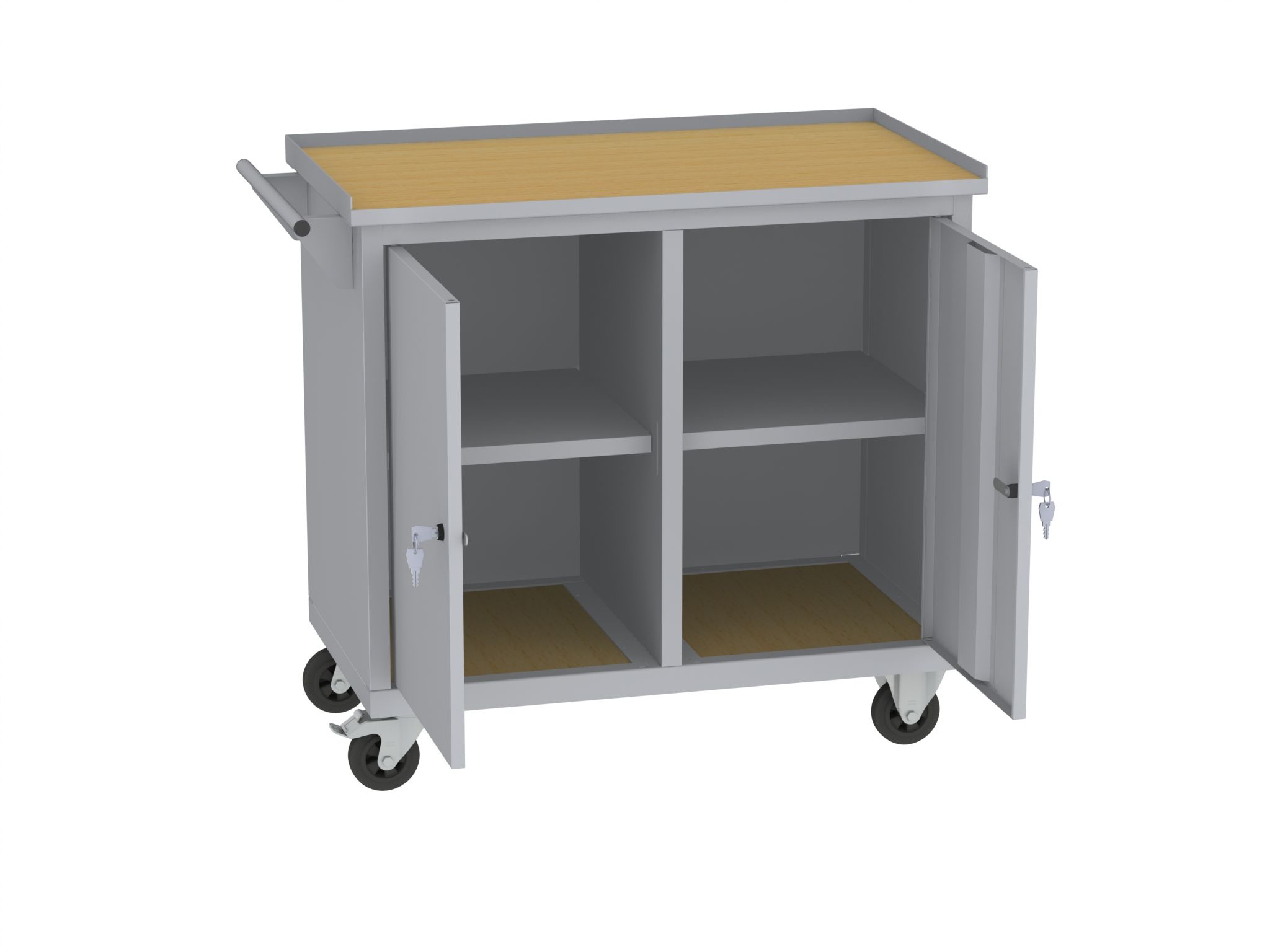 Werkzeugwagen - 4 Fächer - 860x950x505 mm (HxBxT)