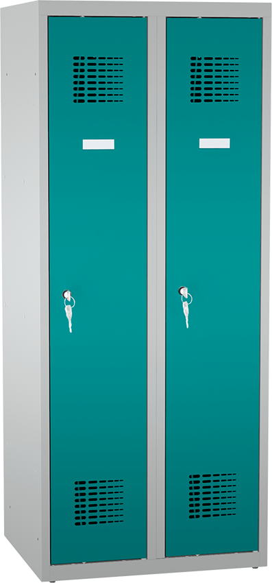 Spind - 2 Abteile -   for young pupils- 1450x600x500 mm (HxBxT)