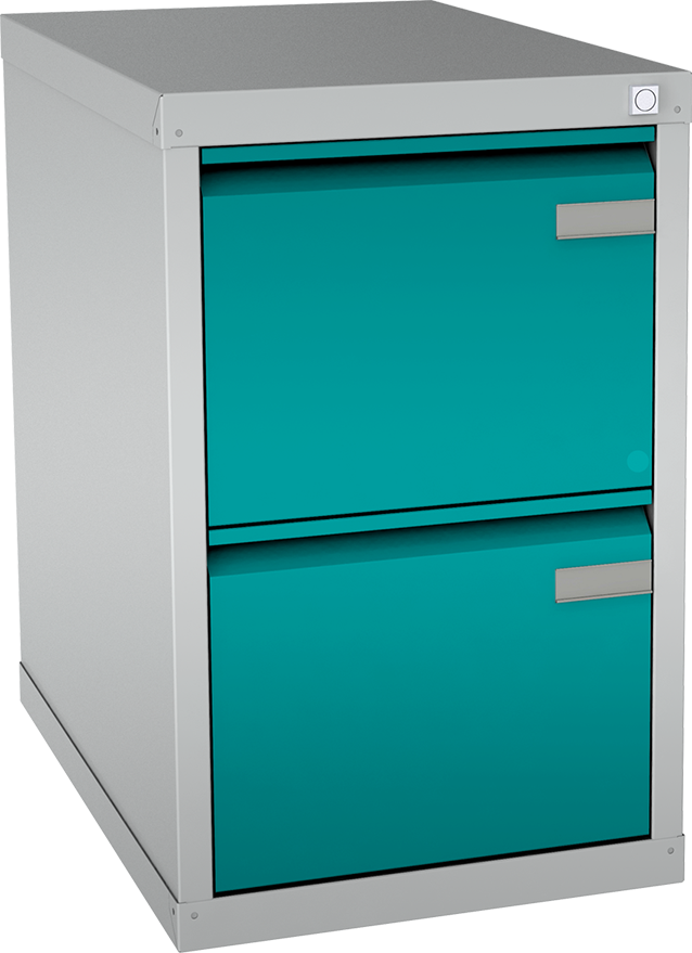 Hängeregister mit 2 Schubladen - A4  722 x 415 x 633 mm (HxBxT)