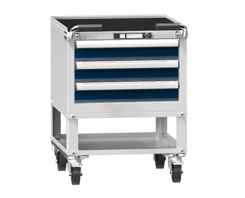 Mobile Container - Rollcontainer  - 3 Schubladen - 785x578x600 mm (HxBxT)