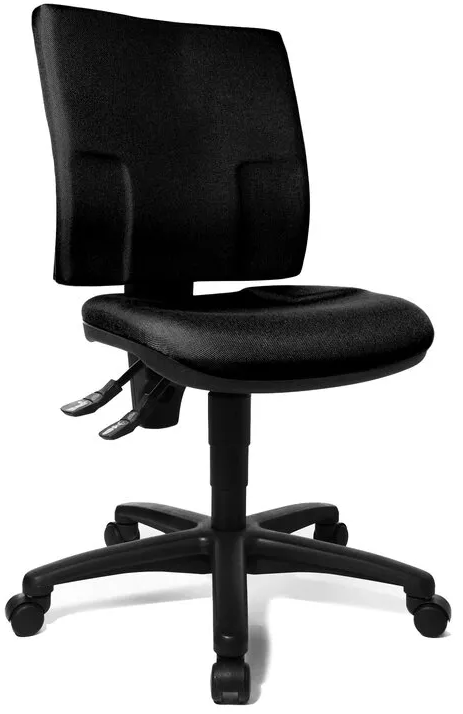 Bürodrehstuhl - gepolstert - Kunststofffußkreuz - GS zertifiziert