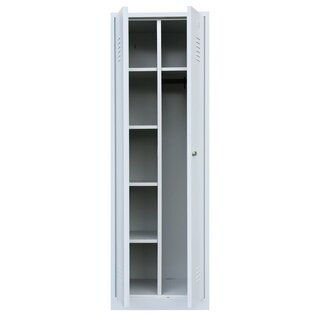 Spind, Mehrzweckspind mit Flügeltüren - 1 Abteil - 1800x800x500 mm (HxBxT)