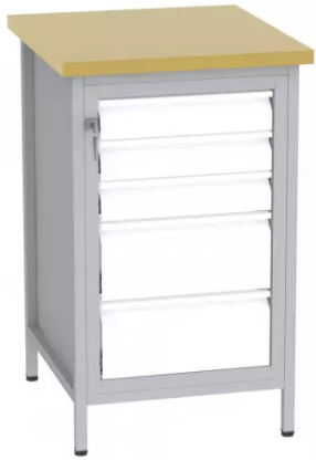 Bohrmaschinentisch - 2 + 3 Schubladen 880x550x600 mm (HxBxT)